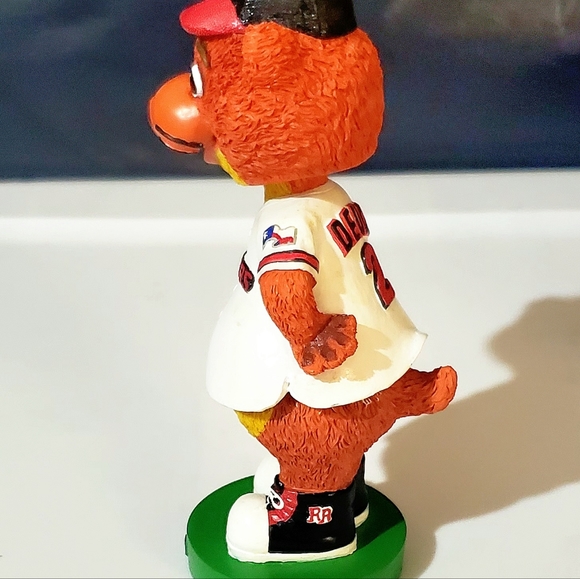 FRISCO ROUGH RIDERS "DUECE" MASCOT DOUBLE BOBBLEHEAD. 2003 COLLECTORS SERIES. - Picture 11 of 15